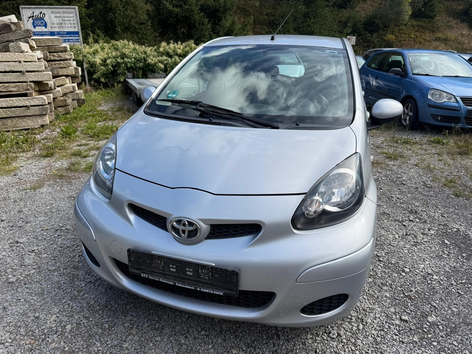 Vente Toyota Aygo 2009-2012 — Gris argent métallisé — Export possible Bénin / Togo